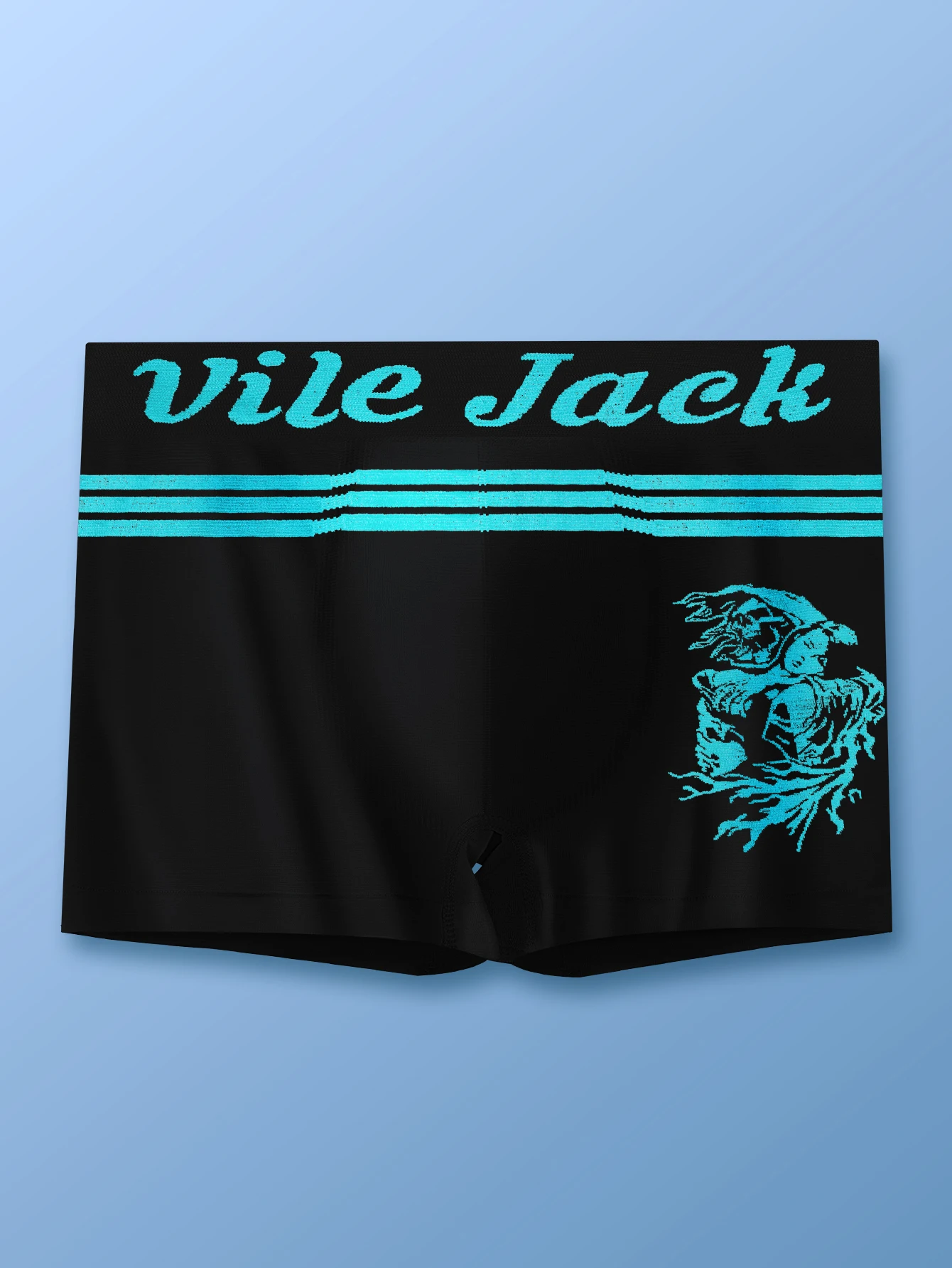 Vilejack 6-piece set of hot-selling trendy men's intimates cartoon logo fashion comfortable breathable men's underwear