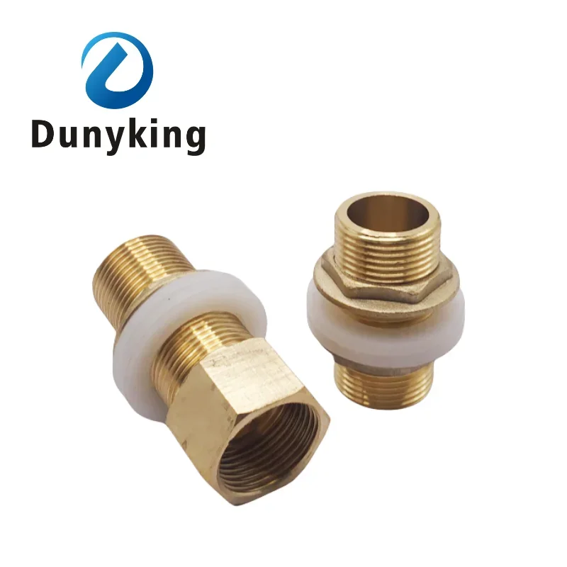 1 Stuks Koperen Watertank Connector 1/2 "3/4" 1 "Bsp Mannelijke Messing Pijp Losse Sleutel Draaibare Fittingen Moer Jointer