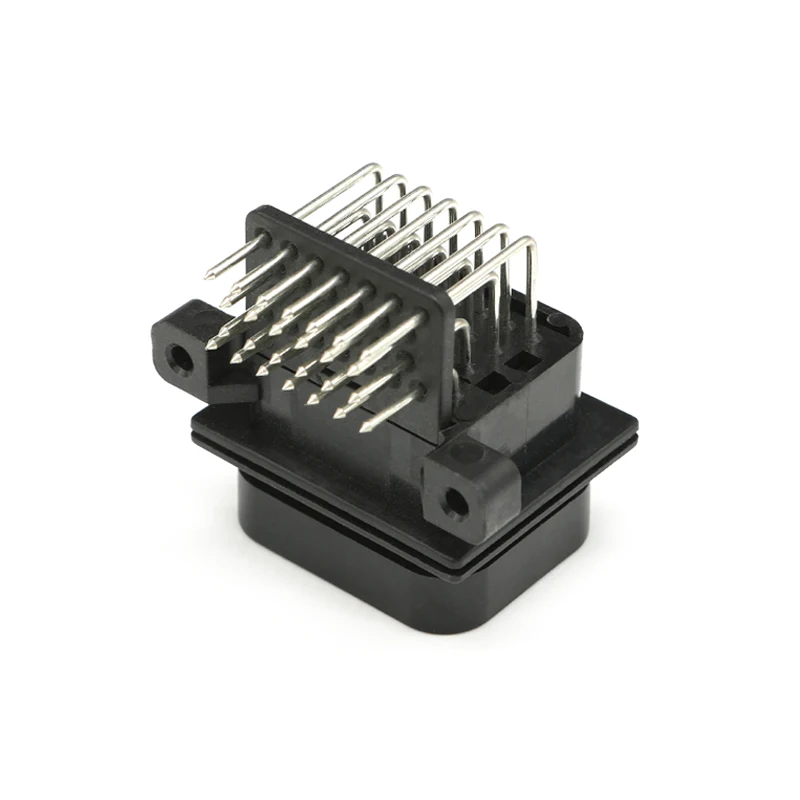 9- 6437287 -Conector automotivo à prova d'água da série 9 AMP, 26 pinos, slot para 4 cartões, conector de assento com pino dobrado