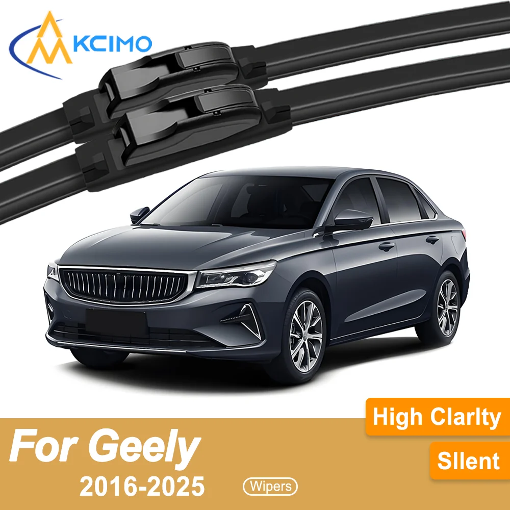 

Premium Rubber Durable Silent All-Weather Windshield Wiper Blades 2pcs for Geely Emgrand GL 2016-2025 Front Wiper Blades Set