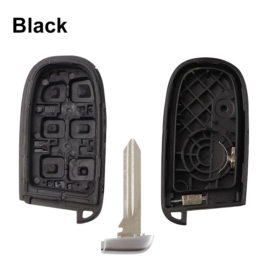 Substituir chave do carro fob caso escudo habitação para dodge dardo ram 1500 dardo challenger carregador chrysler 300 para jeep keyless 5 botão