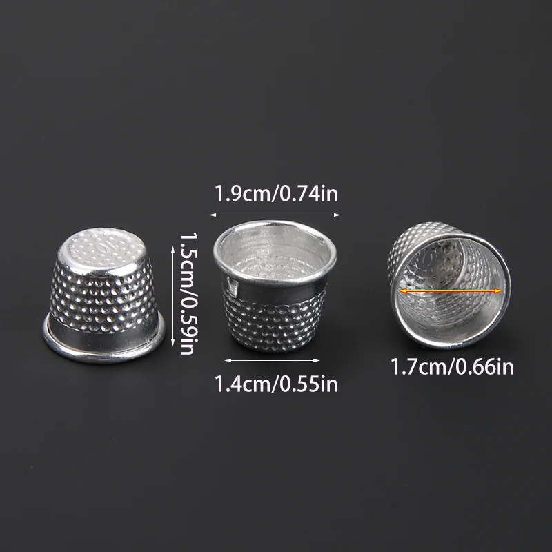 5/10/20pcs Antique Hard Metal Brass Sewing Thimble Needles Partner Finger Protector DIY Sewing Tools