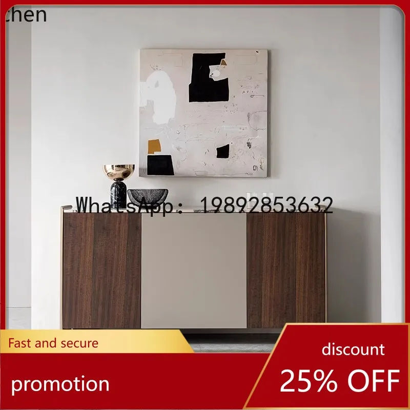 

YFY Style Marble Sideboard Living Room Entrance Cabinet Modern Minimalist Decorative Storage Cabinet Side Cabinet