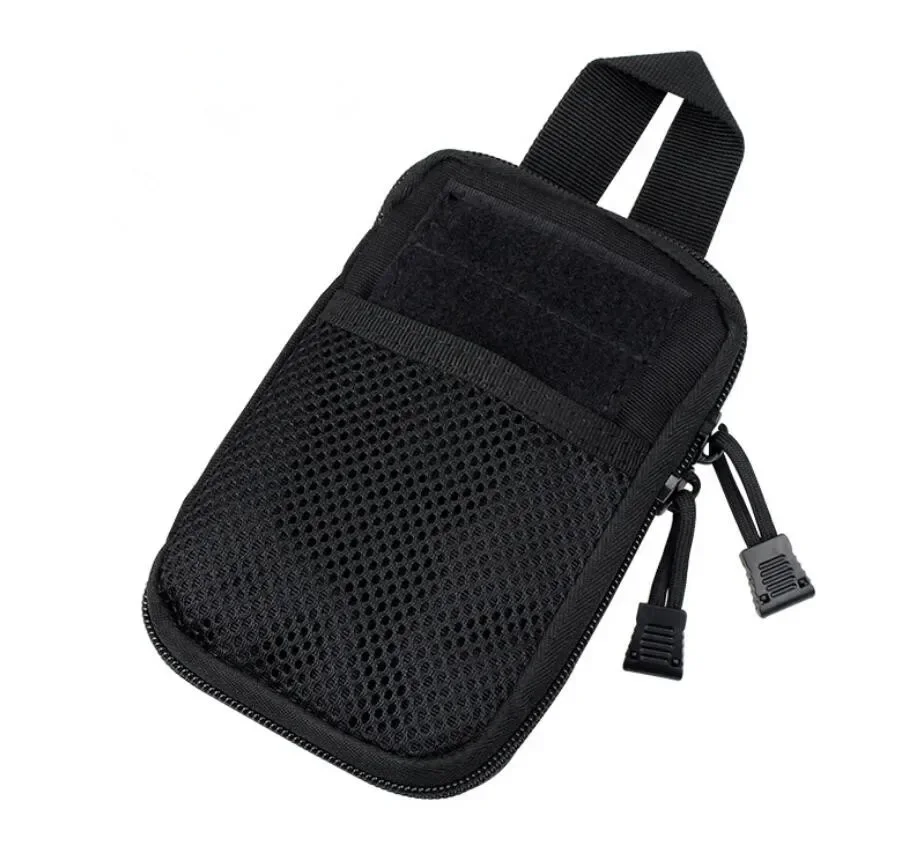 

1000D Nylon Molle Pouch for Mobile Phone Small Waist Bag Portable Tactical Medical Case Skate Bag Sports Bags