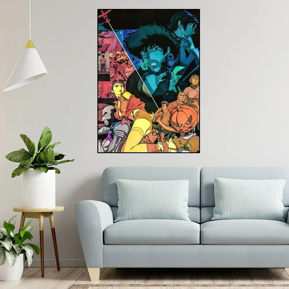 Bilibili Cowboy Bebop Anime Poster Home Room Decor Aesthetic Art Wall Painting Stickers