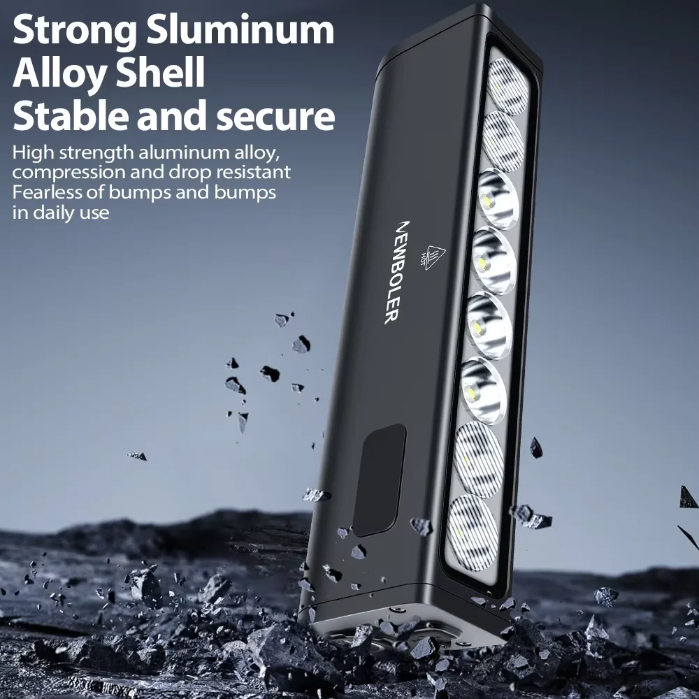 NEWBOLER إضاءة دراجة هوائية الجبهة 4500 التجويف الدراجة الخفيفة 14000mAh مصباح يدوي مقاوم للماء USB شحن الجبلية الطريق الدراجات ملحقات المصابيح #5