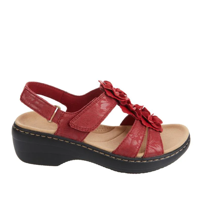 Nouvelles Sandales d'Été 2026 pour Femme, à Plateforme Compensée, Motif Floral, Orthopédiques, Style Rétro Romain, Décontractées, Confortables, à Bout Ouvert