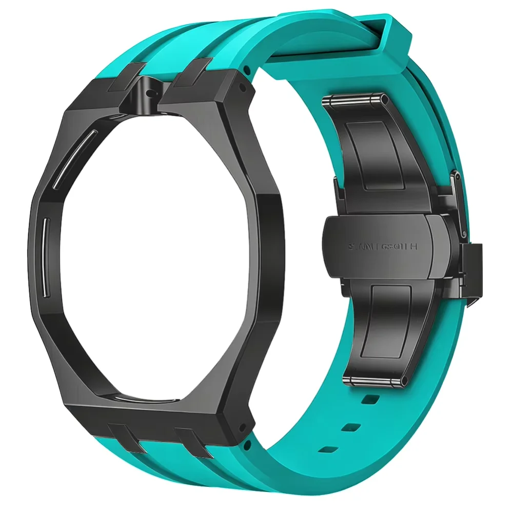 All-in-One Stainless Steel Case Silicone Strap For Swatch AP Royal POP Pocket To Wrist Conversion Kit Adapter Mod Accessories - view 5