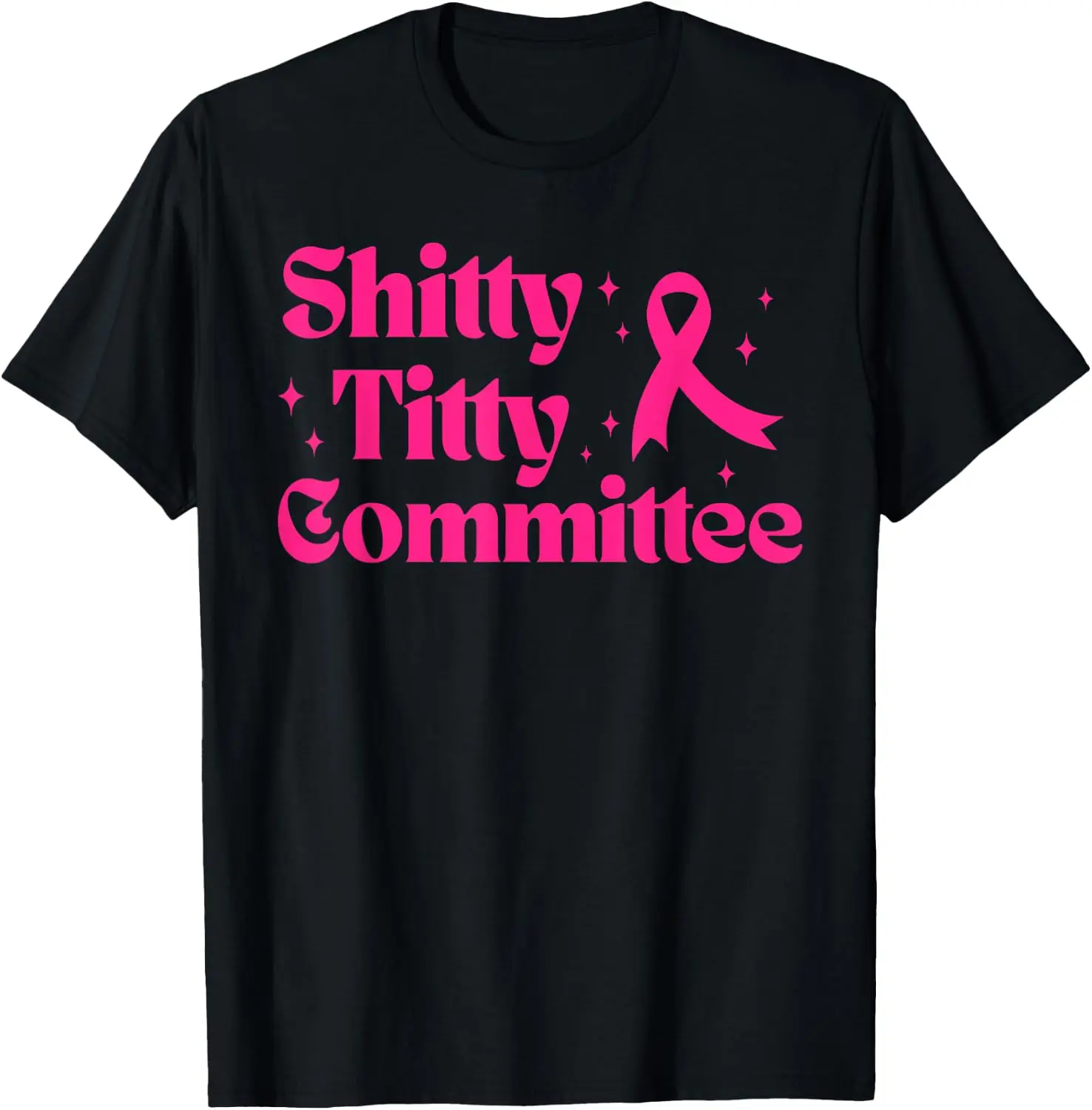 Shitty Titty Committee Breast Cancer Awareness Survivor T-Shirt