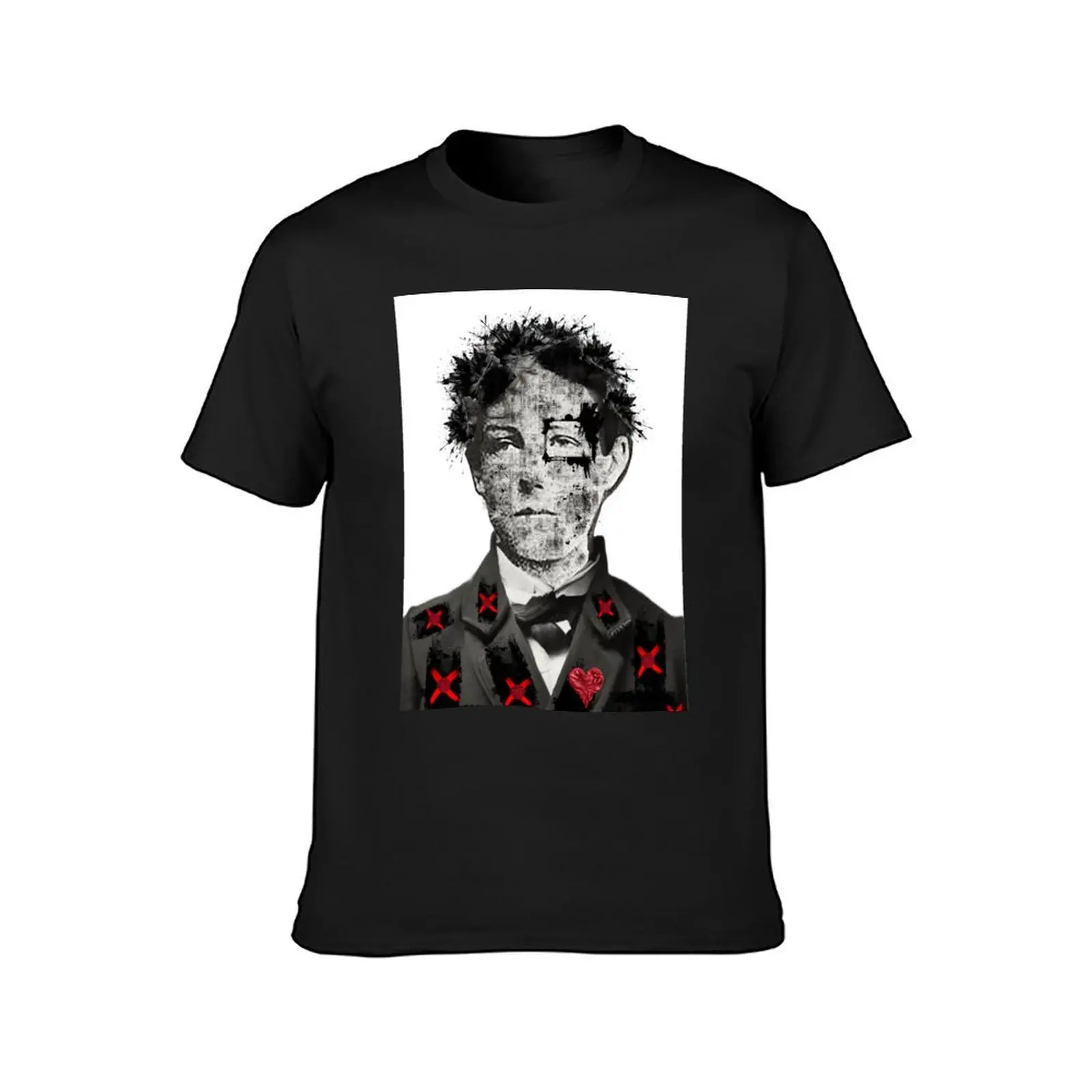 ARTHUR RIMBAUD T-Shirt cute tops customs customs design your own anime clothes clothes for men