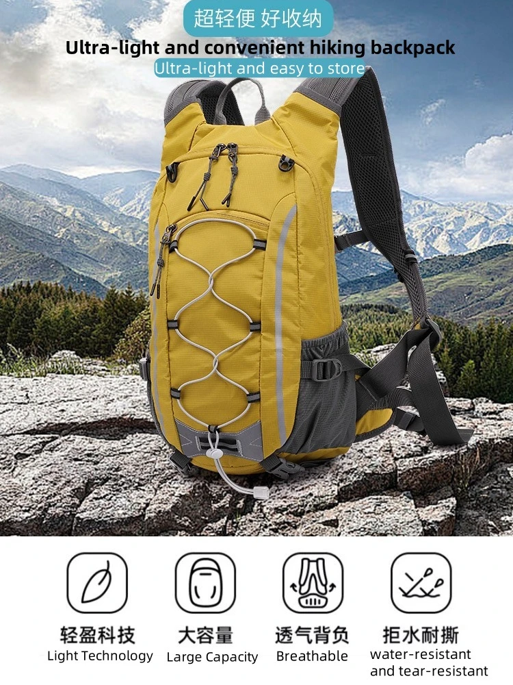 AliExpress NONE Hiking Backpack Waterproof for Trekking & Cycling, Lightweight Outdoor Sports Backpack with Shoe Compartment
