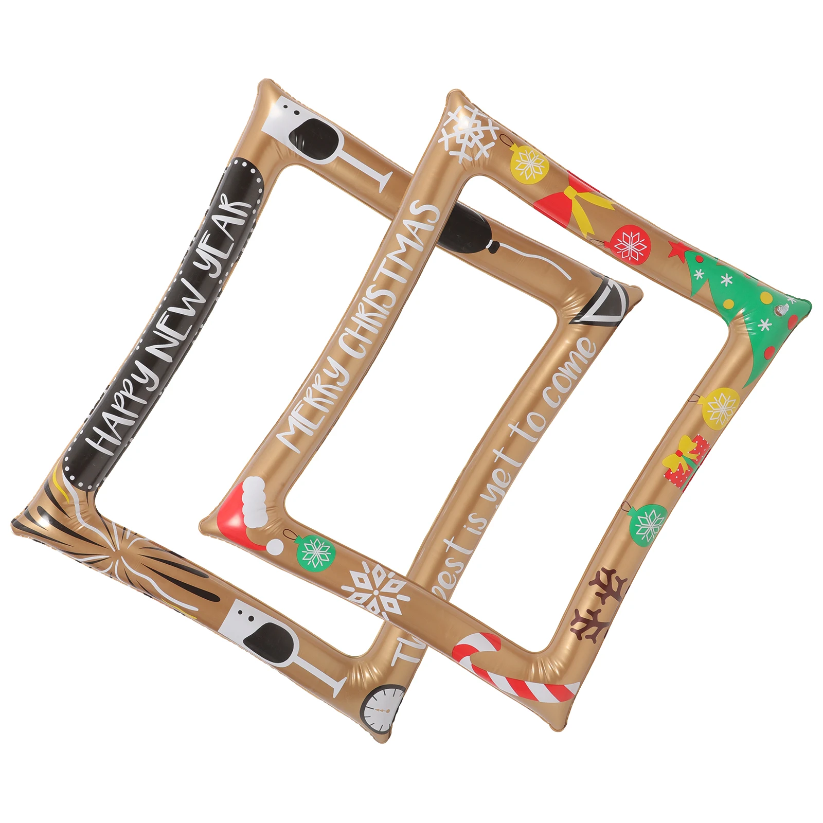 

Photo Frames Inflatable Prop Christmas Booth Props Photography Pvc For Decor Photobooth New Year’s Shoot