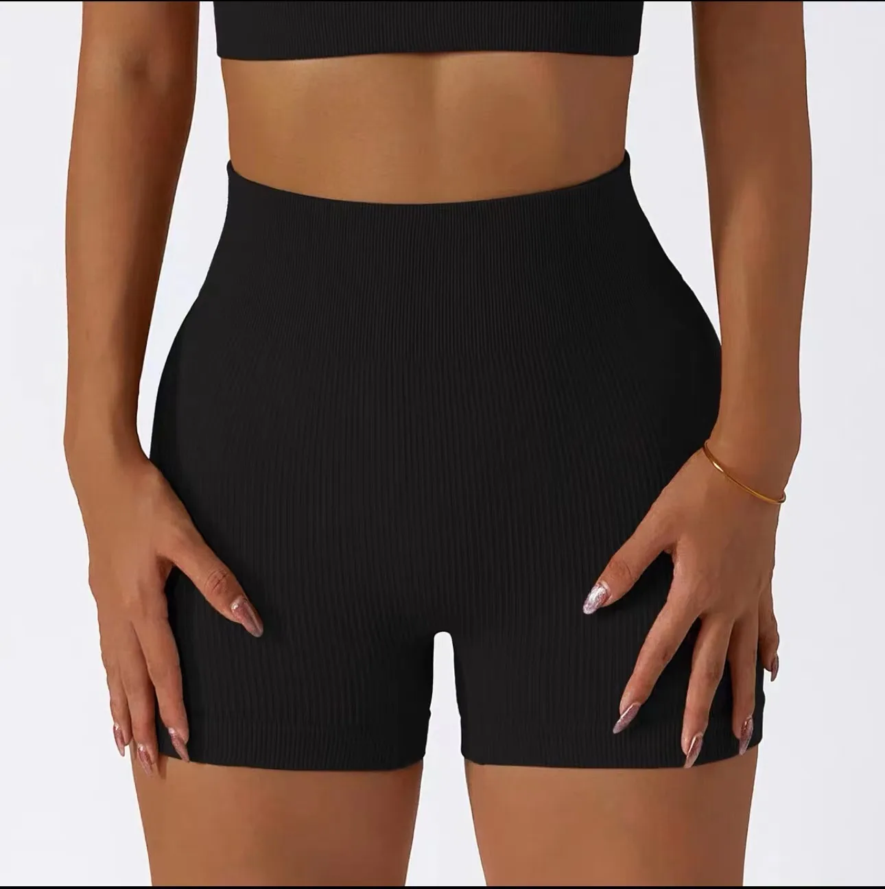 Women's High-Waisted Butt Lift Biker Shorts - Breathable Moisture-Wicking Compression Shorts for Running, Gym & Yoga image 5