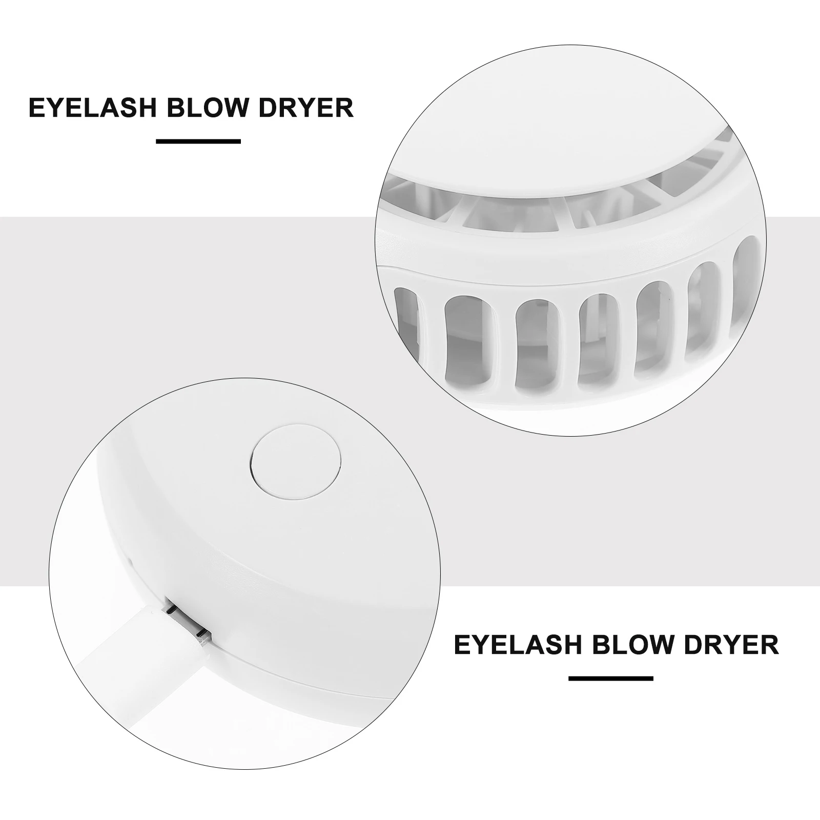 

Eyelash Extension Fan USB Rechargeable Lash Dryer Mini Portable Blower for Mascara Grafting Outdoor Activities