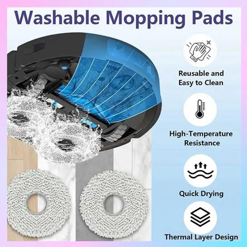 ABRG-36 peças para ecovacs t30s/t30s ai/t30s combo/t30s pro/t30s pro omni robô aspirador de pó peças de reposição