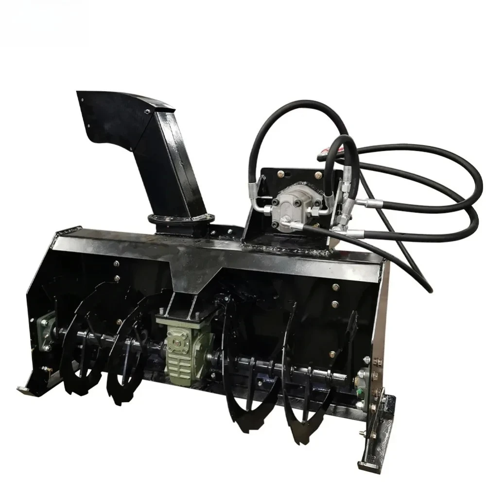 Snow Blower Attachment for Mini Skid Steer Loader kid Steer Loader Accessory Brush Cutter ,Trencher, Tiller, Sweeper