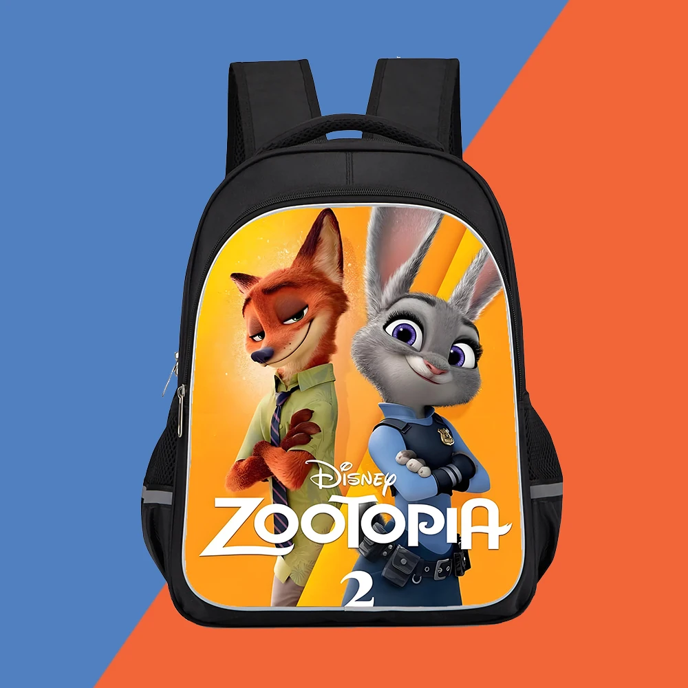 

Child Commuter Backpacks Cartoon Zootopia School Bags for Boys Girls Students Large Capacity Durable Storage Book Bags