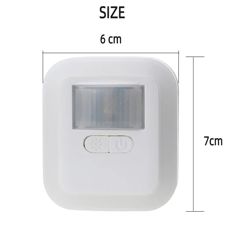Led Smart Night Light Motion Sound Sensor Night Light Brightness Adjustment Night Light Bedroom Lamp Staircase Decorative Lamps