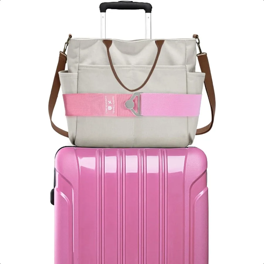 

2in1 Travel Belt for Lage Lage Straps for Add a Bag Adjustable Suitcase Straps with Alloy Buckle Elastic Bungees Belt HandsFree