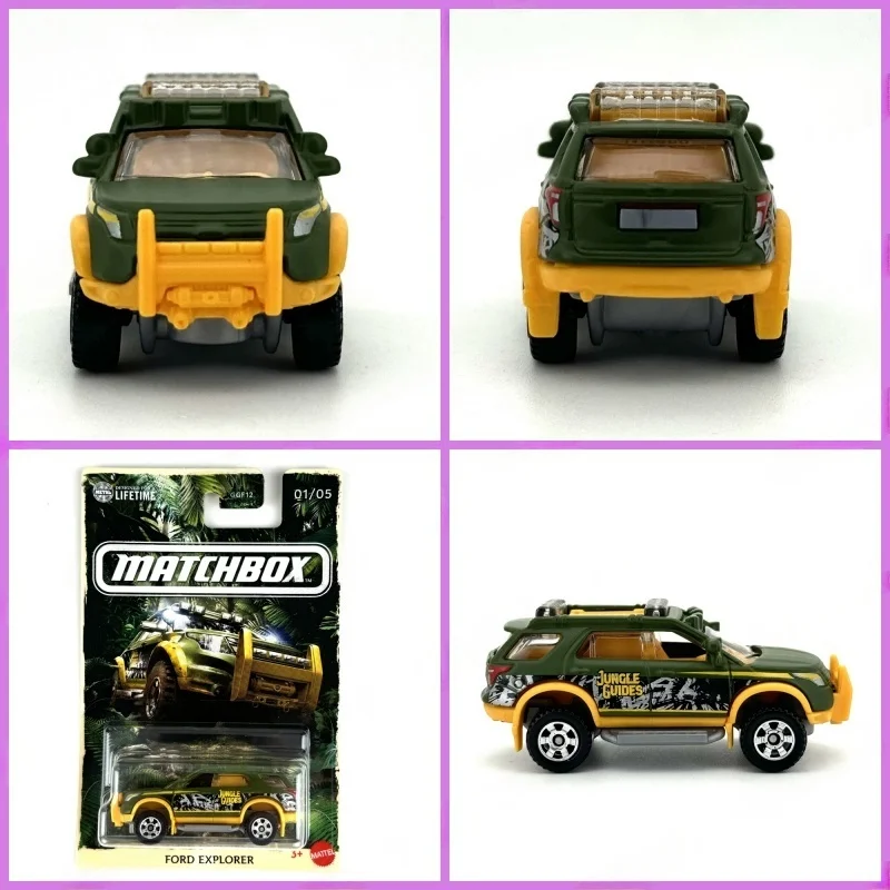 Matchbox 2025 1/64 Scale Die-Cast Model Cars Ford Explorer Land Rover Ridge Raider Willys Jeep Collectible Toys GGF12