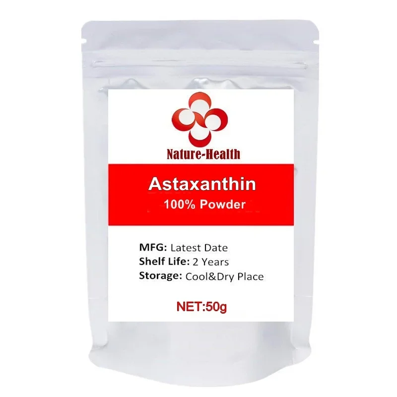 

50-1000g Cosmetic Grade Astaxanthin Powder, Anti Aging Replenishes Water,Inhibit Skin Melanin