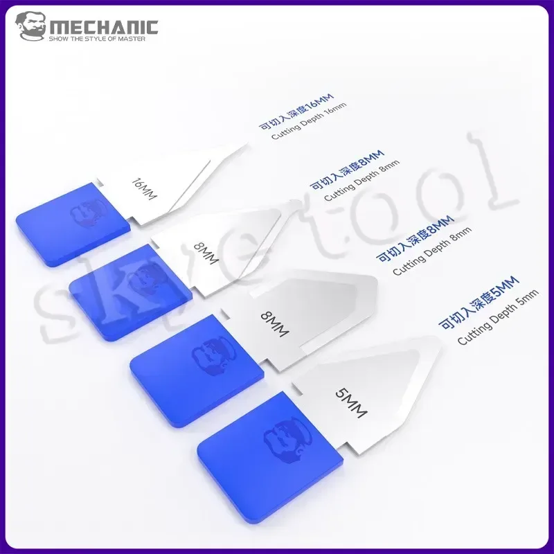 MECHANIC S400 Multi-function Disassembly Blade 4-IN-1 Straight Curved Screen Disassembly for Mobile Phone Repair