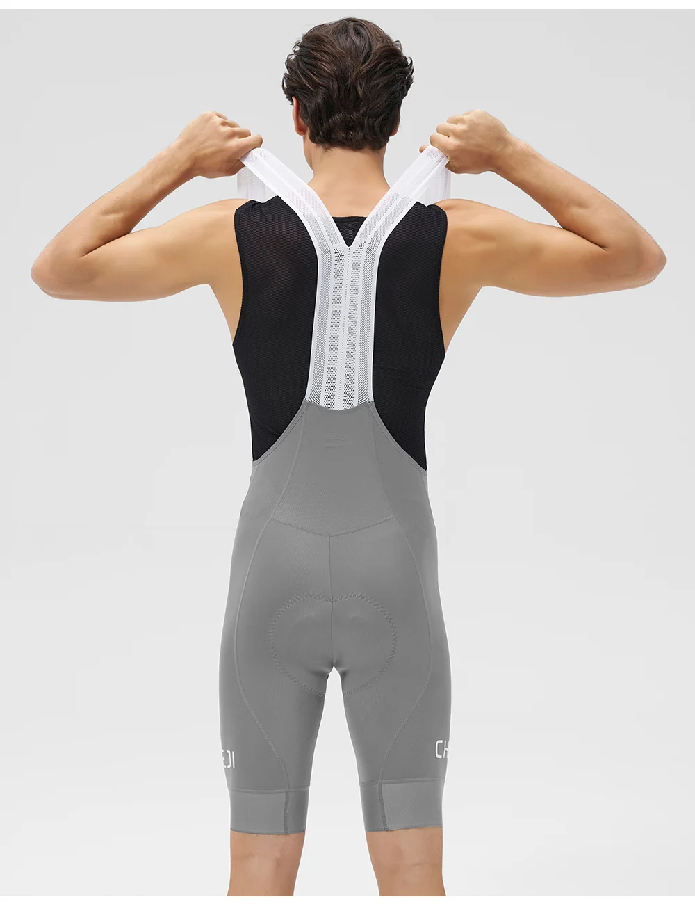 Cheji Herren-Radlerhose mit Trägern – Detail 20