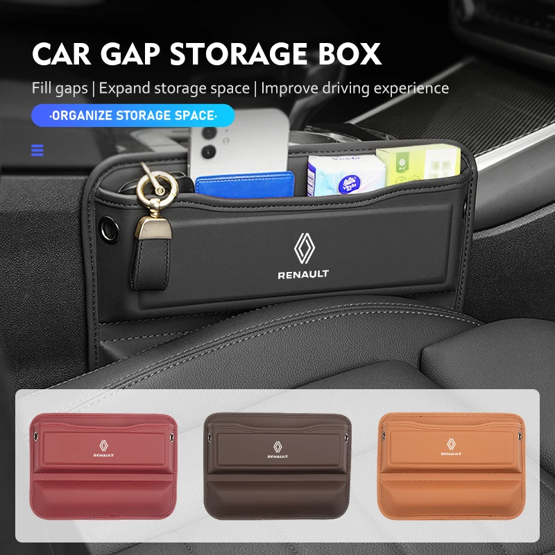 Car Seat Gap Organizer Filler Storage Box Interior Accessories For Renaul Clio 3 4 Captur Sparco Megane 4 2 3 Trafic Logan