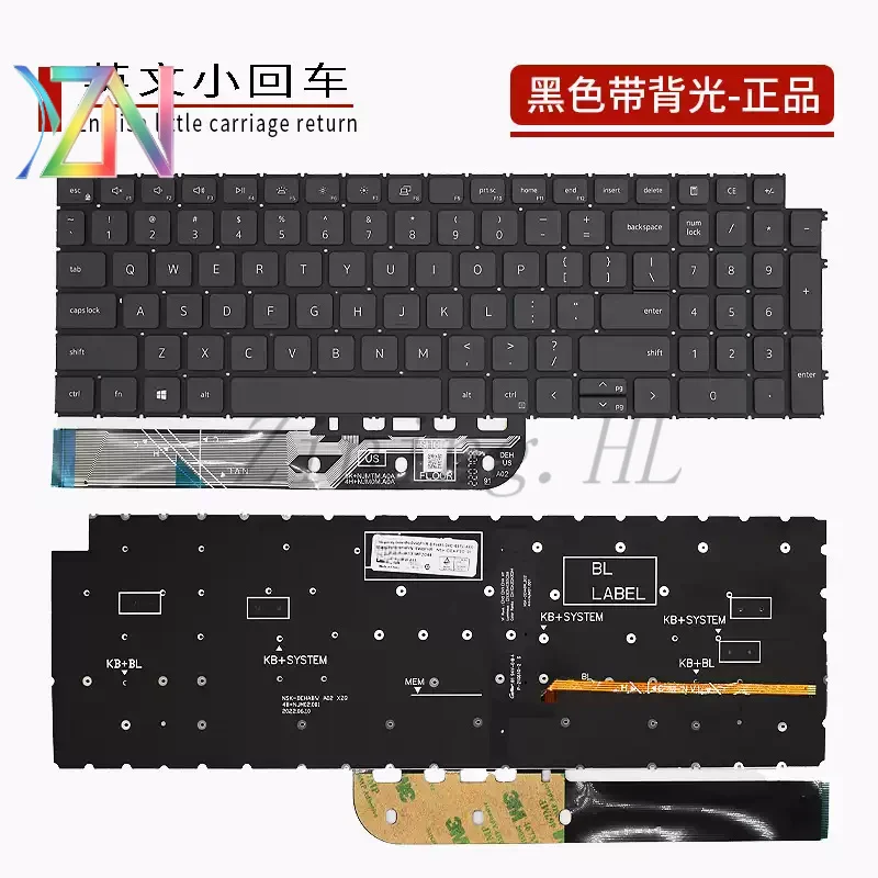 For Dell Inspiron 15 5510 5515 5518 3520 3525 3530 3535 P112F keyboard