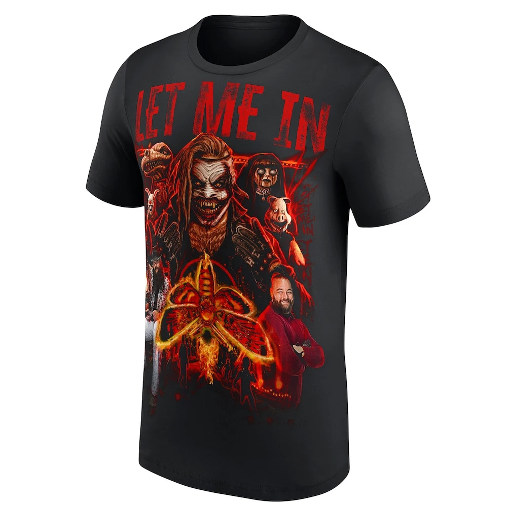 T-shirt noir pour hommes, collection Evolution of Bray Wyatt Legacy, imprimé en 3D, sport, séchage rapide, manches courtes, T-shirt décontracté quotidien, 5XL