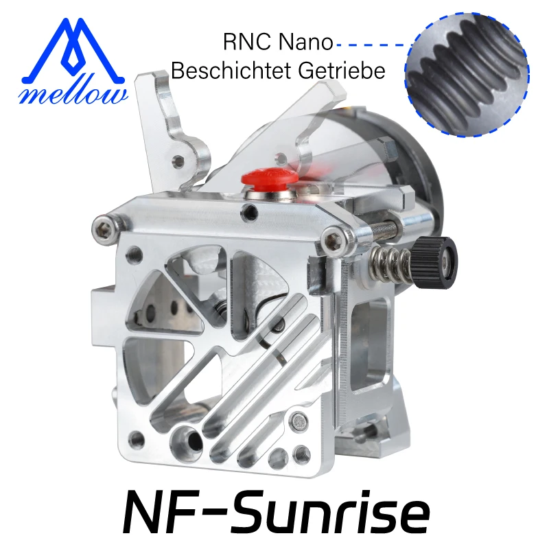 Mellow NF RNC-Sunrise V1.1 Wear-Resistant Extrusion Gear Extruder For 3D Printer Directdrive Hotend Print Carbon Fiber Filament