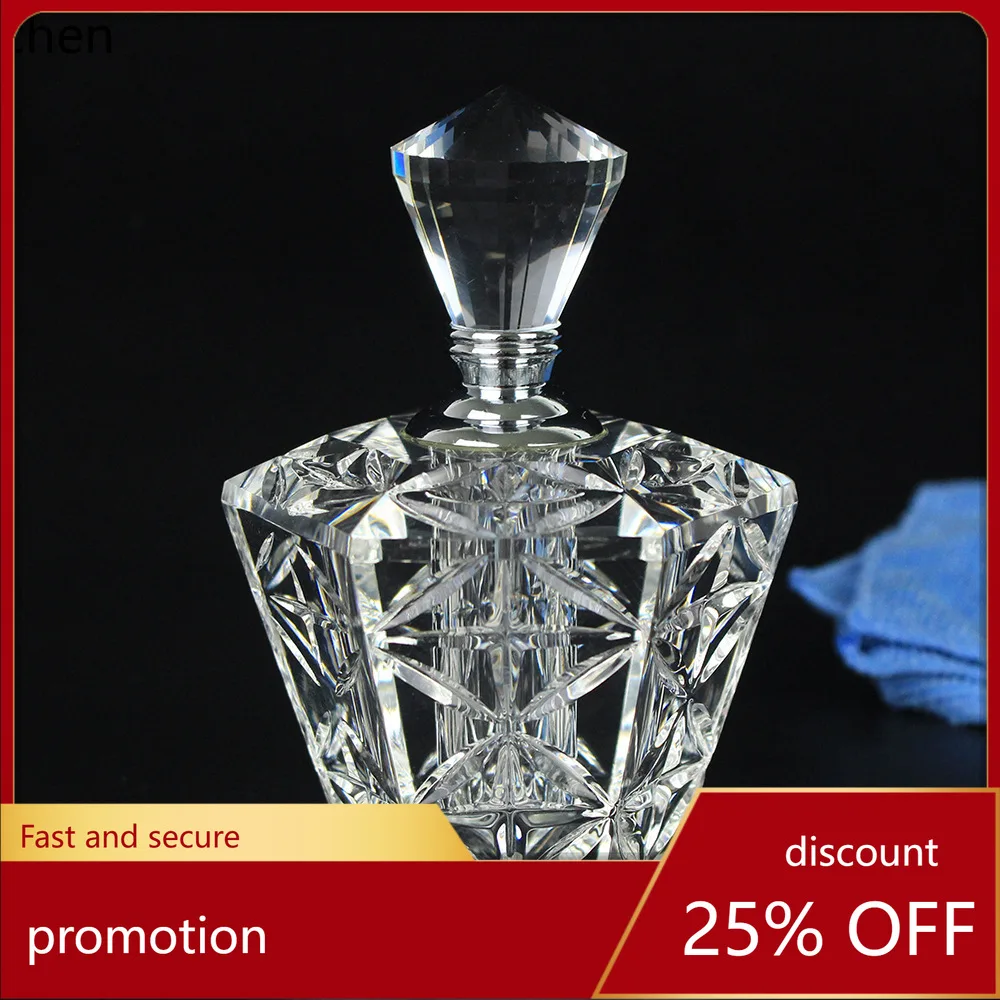 HXL Crystal Perfume Dispensing Bottle, Sealed 12ml Empty Bottle, Scent Diffuser Mixing Bottle