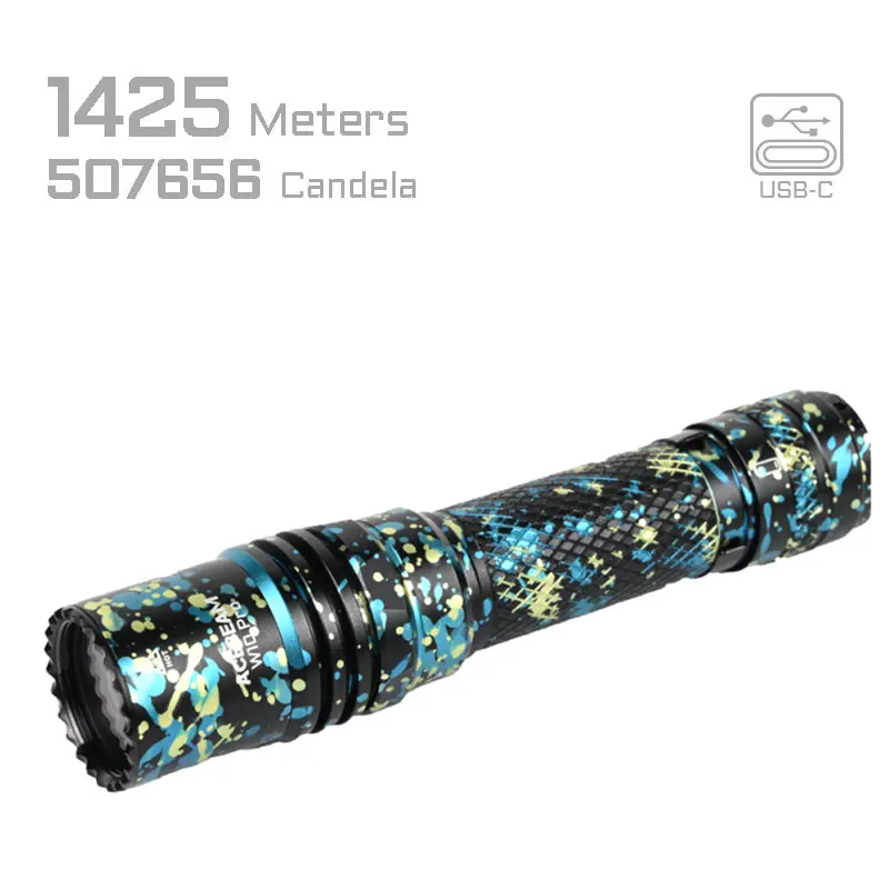 ACEBEAM W10 Pro 長距離1425M 750ルーメン LED懐中電灯
