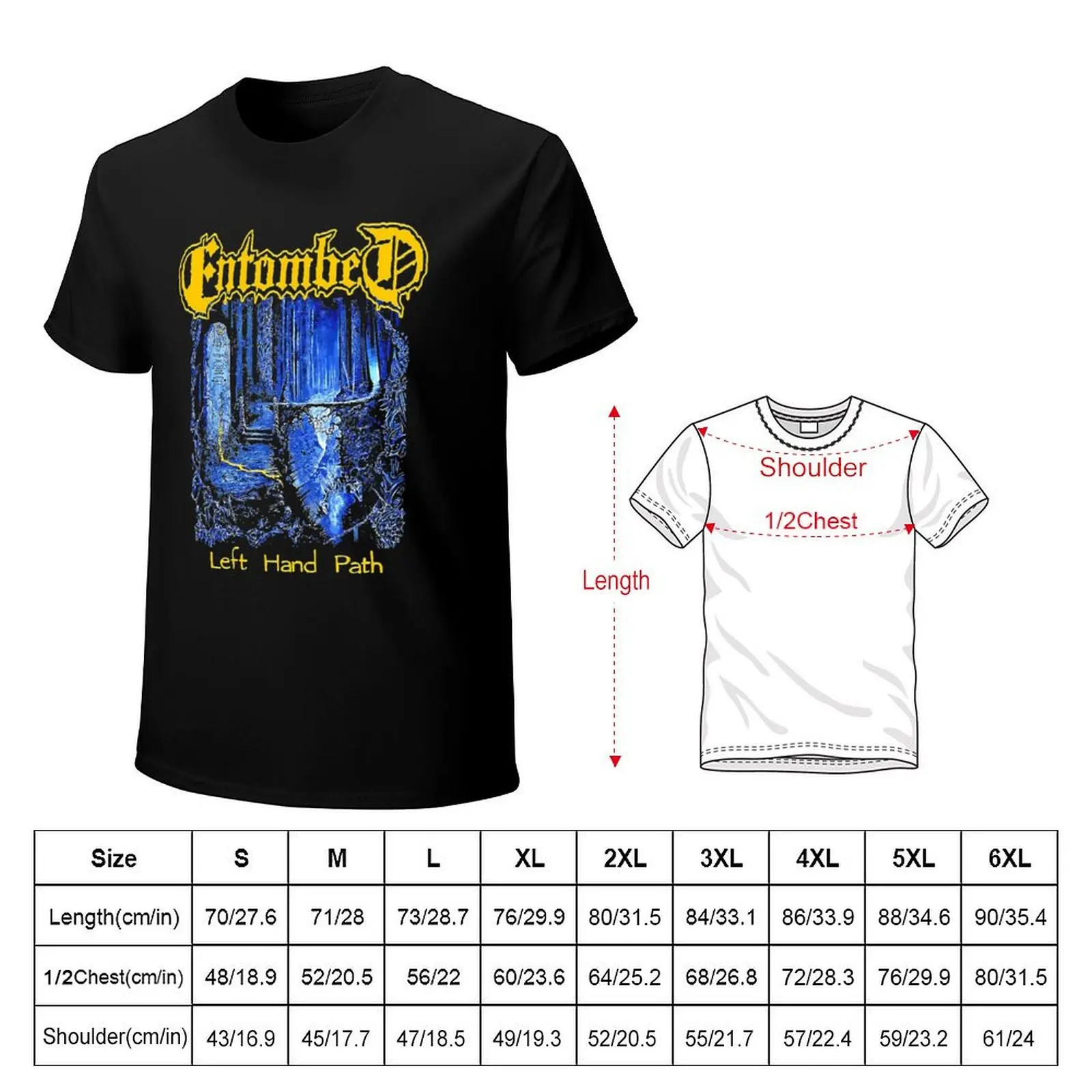 Entombed T-Shirt Work Daily Short Sleeve Top