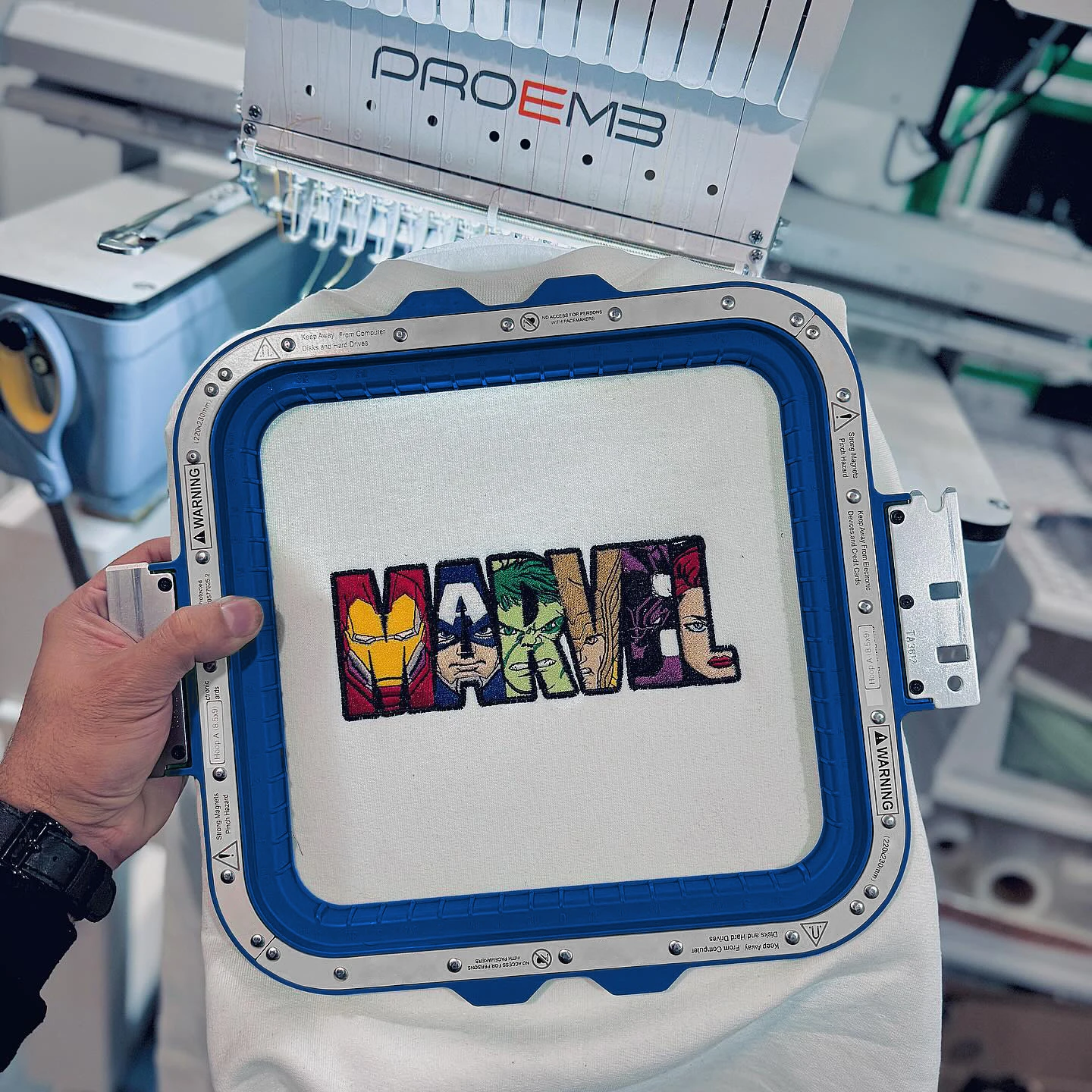 

Магнитная рамка для вышивания PROEMB, магнитные пяльцы для вышивальных машин PROEMB BF-900, BC1501 и т.д.