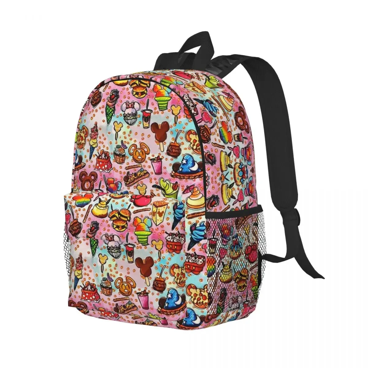 Rainbow Tye Dye Park Snack Backpacks Boys Girls Bookbag Casual Children School Bags Travel Rucksack Shoulder Bag Large Capacity