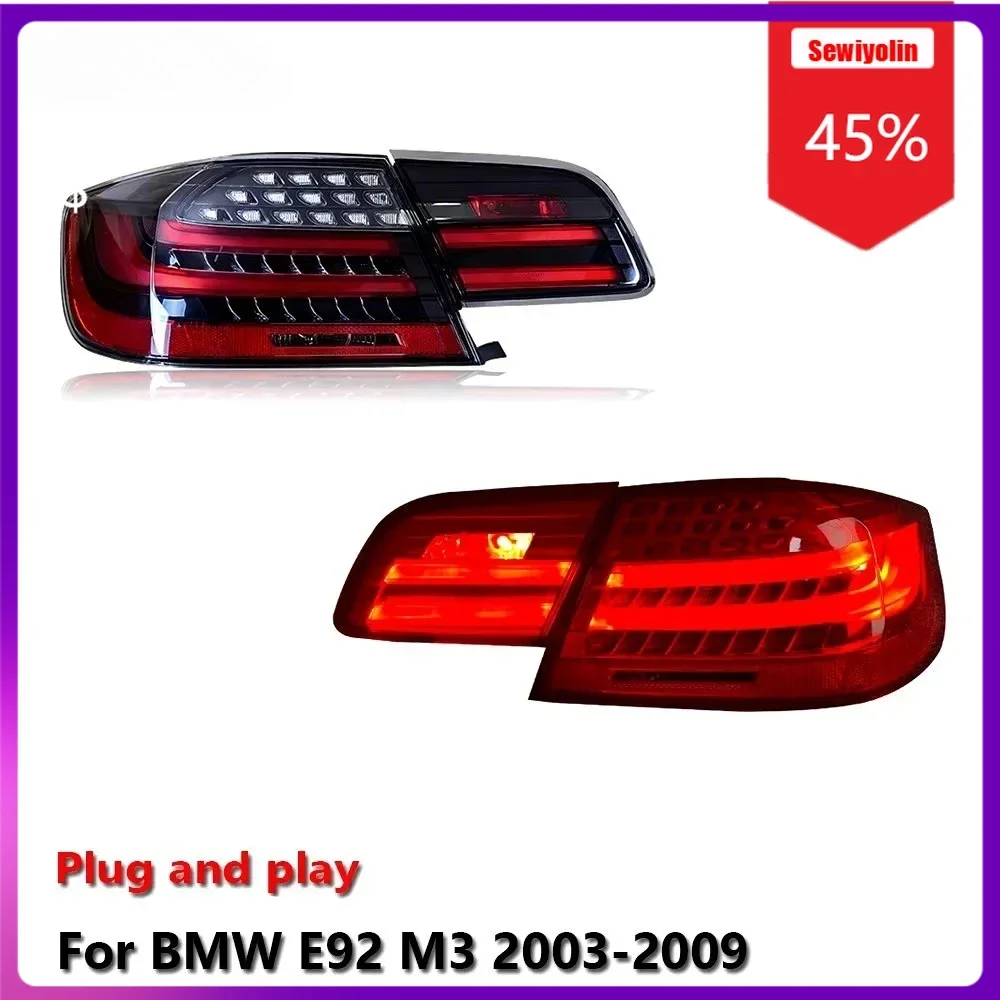 

Sewiyolin Car LED Lamp Taillight Light Assemblies For BMW 3 Series 2003-2009 E92 M3 Auto Fog DRL Brake Turn Signal Lamp