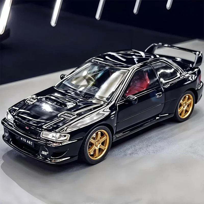 

1:32 Impreza WRX STI модифицированный автомобиль из сплава металла, литая под давлением модель автомобиля, звук и свет, тонкий декоративный подарок для парня