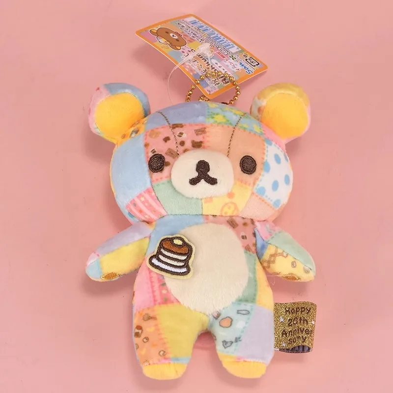Leuke cartoon Rilakkuma ‌ Pluche hanger zachte sleutelhanger Kawaii rugzak hanger ornament kinderspeelgoed vrienden kerstcadeau