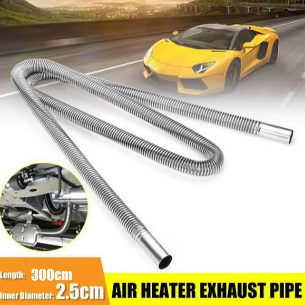 

25mm Stainless Steel Gas Vent Pipe For Parking Heater Car Truck Van Diesel Air Heater Accessories 300cm