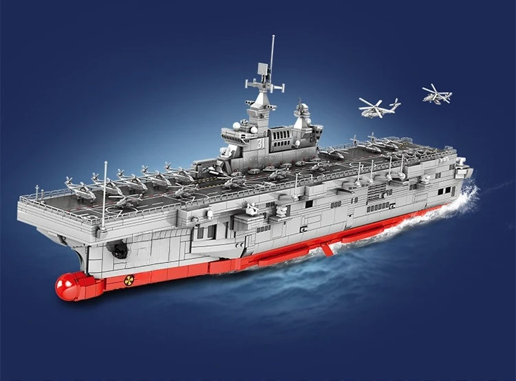 Ensamble el modelo de barco de asalto anfibio Ensamblar el edificio del niño