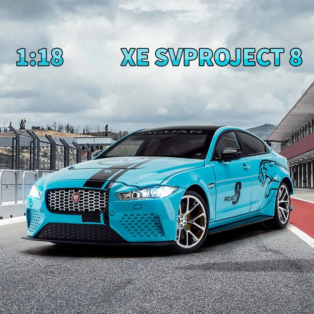 

1:18 Emulation XE SVPROJECT 8 Alloy Sports Car Model Ornament Toy Gift Diecast Alloy Car Model Collectible