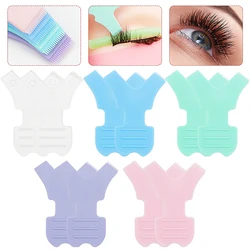 10/20 Pcs Makeup Eyelash Brushes Reuseable Plastic Clean Comb Y Shape Grafting Lashes Lifting Curler Eye Lash Extension Tools