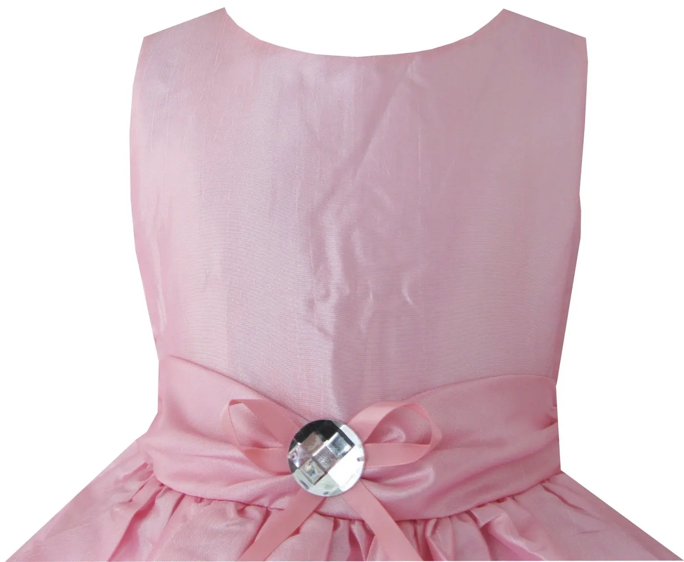 Girls Dress Pink Diamond Wedding Pageant Bridesmaid Kids Clothing