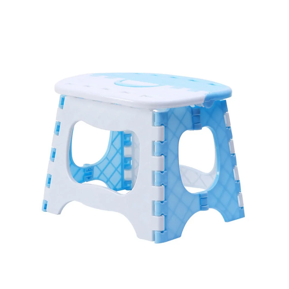 

Folding Step Stool with Handle Portable Kids Stool Strong Load Capacity for Indoor Outdoor Use Bathroom Garden Kitchen Fishing