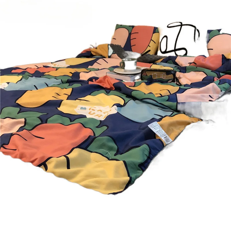 

Colored radish bean fleece blanket double four-season air conditioner