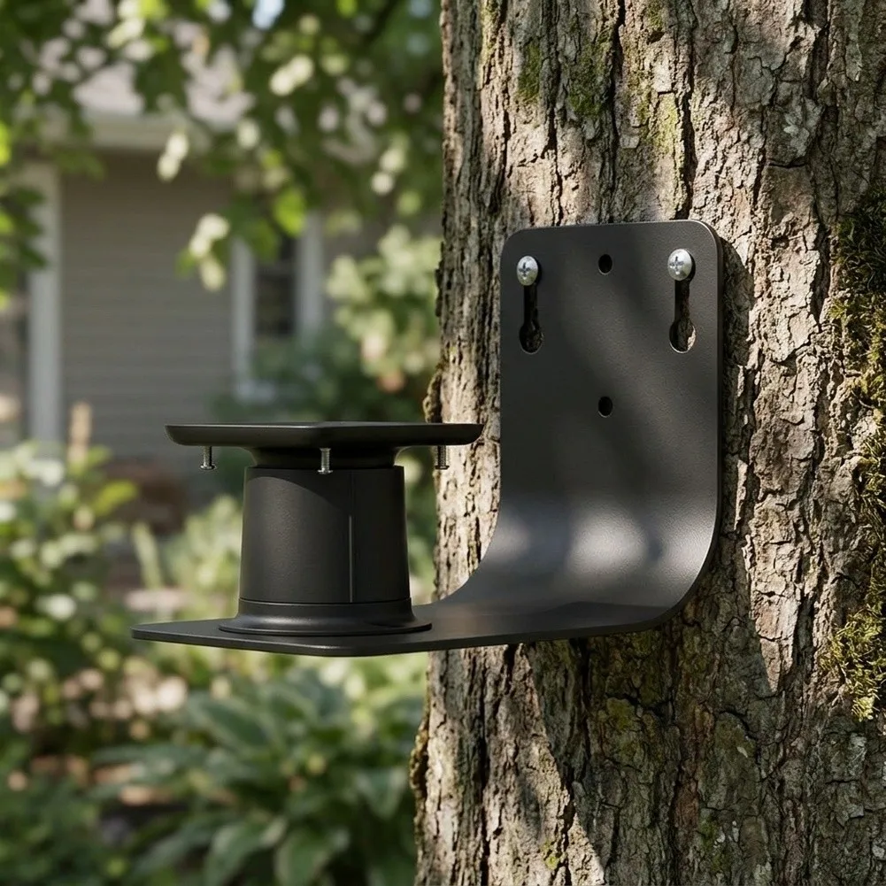Wall‑Mount Bracket Kit For Bird Feeder, Sturdy Outdoor Metal Support Holder, Easy‑to‑Install Accessory For Backyard Garden