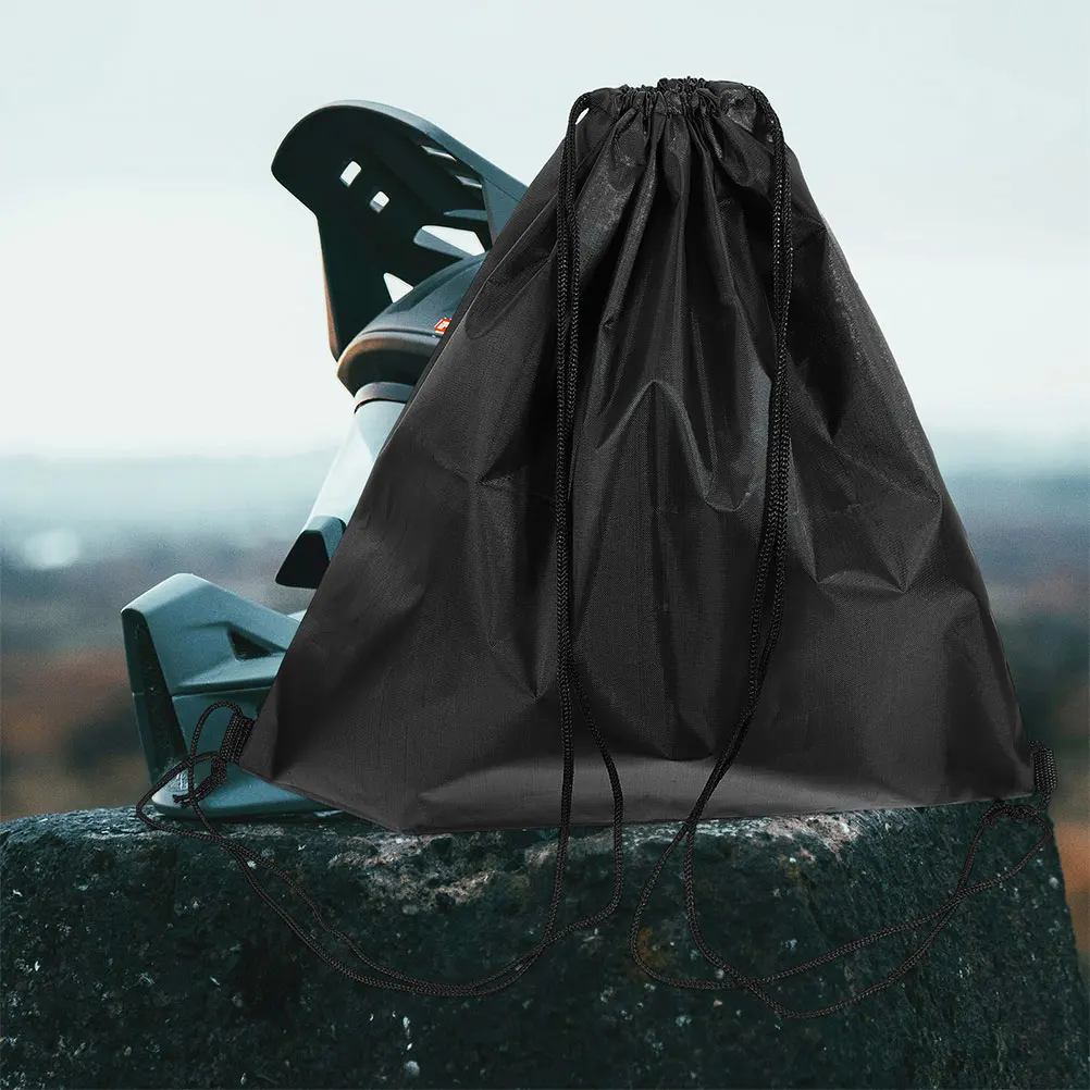 

4pcs Storage Drawstring Backpack Motorcycle Head Bags Sports Sack Waterproof Oxford Cloth Large Capacity Multifunctional