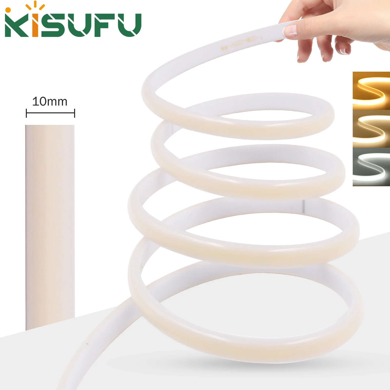 

220V 230V COB LED Strip Lights RA90 288LEDs/m Waterproof With EU/UK Switch Plug High Bright Outdoor Flexible Ribbon Tape 1M-35M
