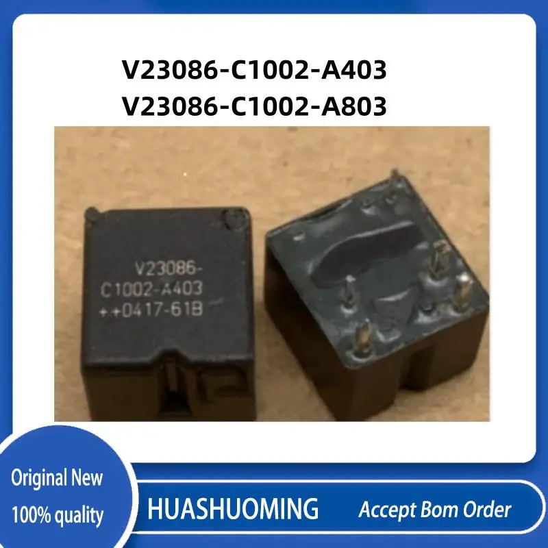 new 5PCS/LoT      V23086-C1002-A403   V23086-C1002-A803  V23086 C1002 A403   A803 12VDC  5PIN